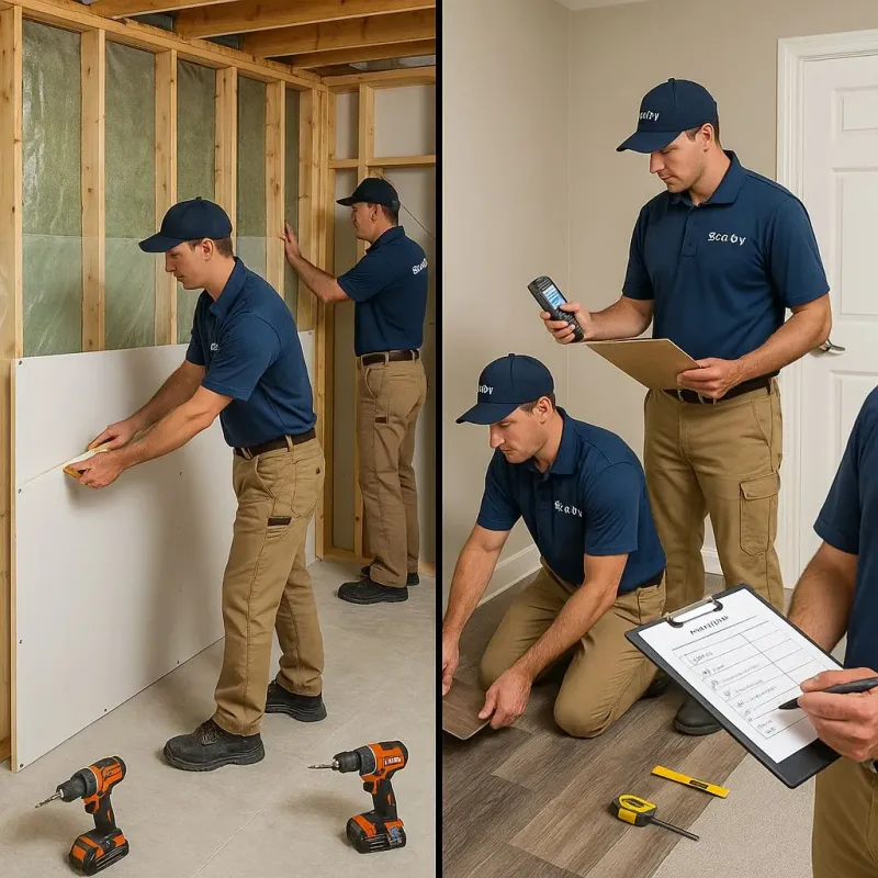 Repairs and Reconstruction process in Ninnekah, OK